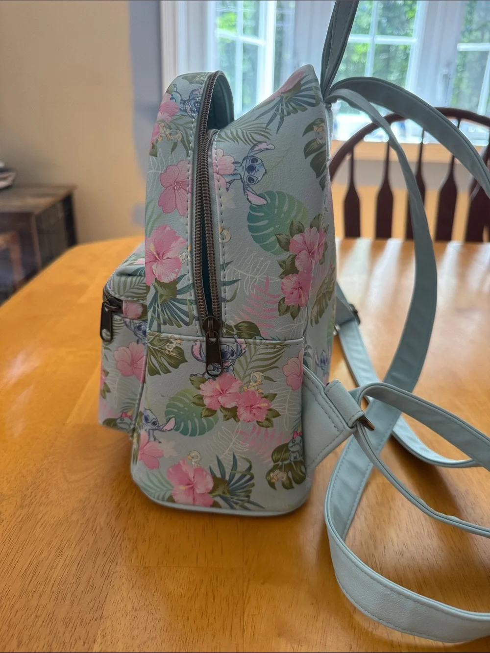 Loungefly Pastel Floral Stitch Mini Backpack